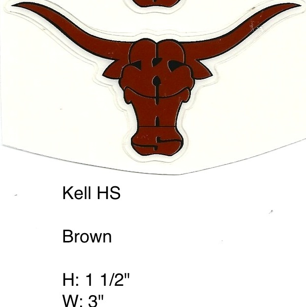 Kell Longhorns HS (GA) Brown and black